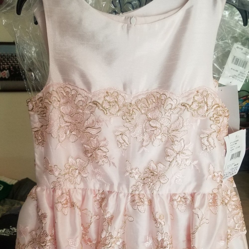 Beautiful Belle Badgley Mischka GIRLS Pink Dress